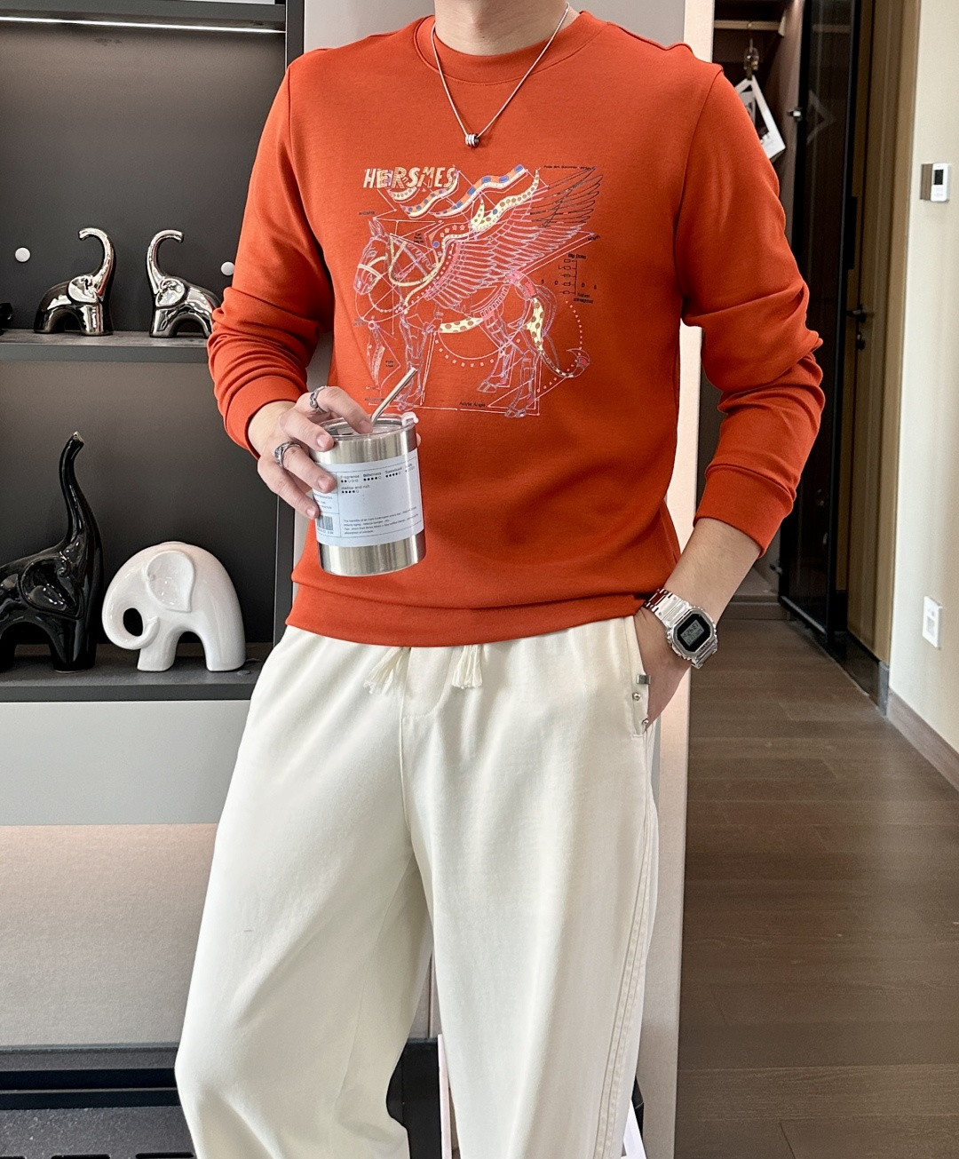 爱🐎仕2025秋冬新款长袖，定制面料，独特工艺logo，舒适性与透气性兼优，柔软抗皱弹性和垂性极佳，无论