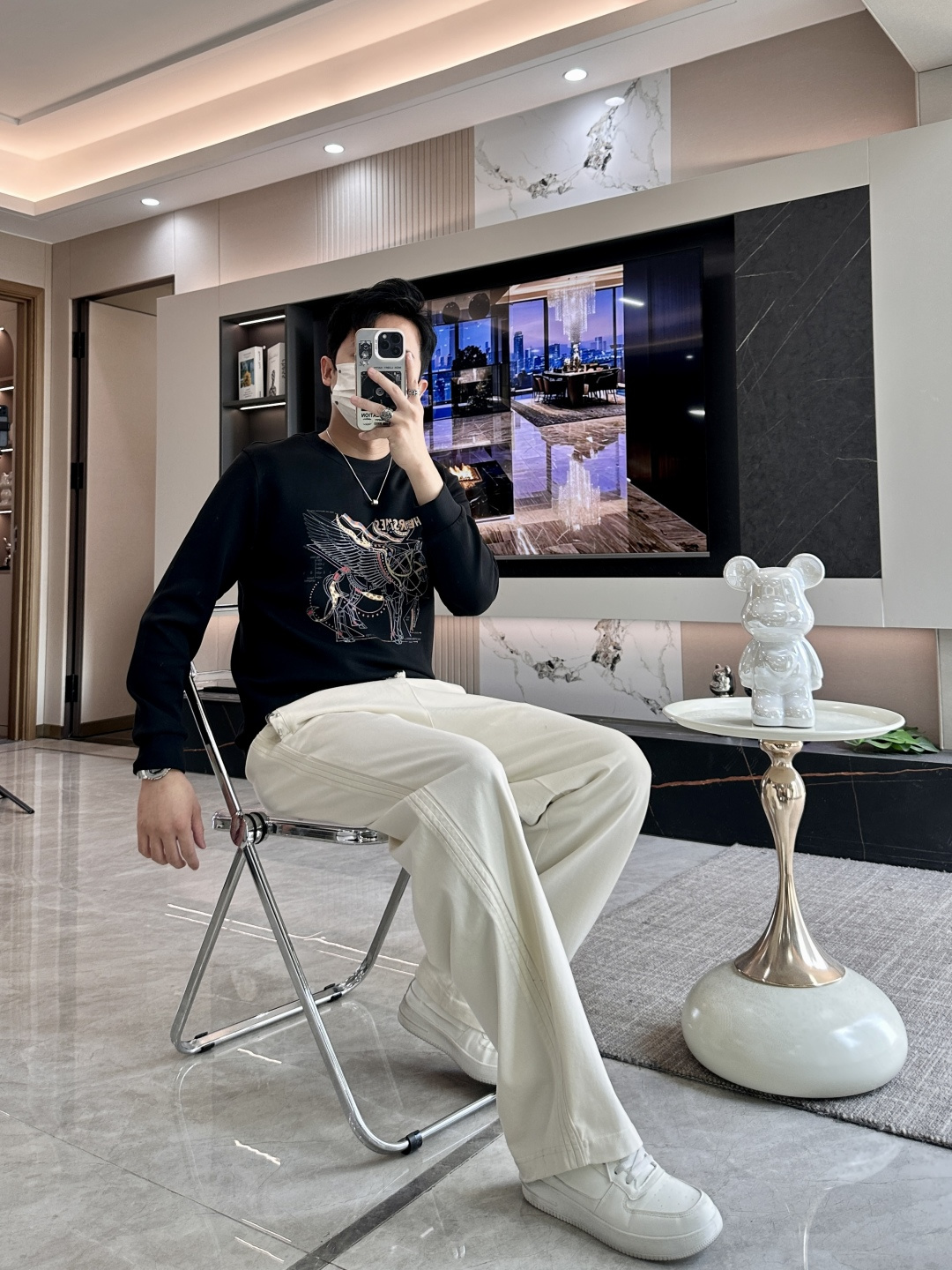 爱🐎仕 2025秋冬新款长袖，定制面料，独特工艺logo，舒适性与透气性兼优，柔软抗皱弹性和垂性极佳，无