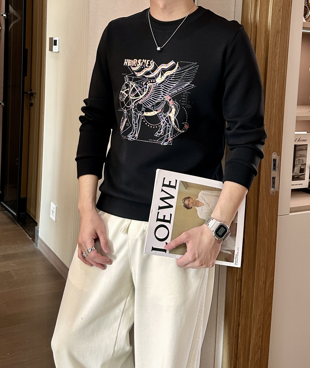 爱🐎仕 2025秋冬新款长袖，定制面料，独特工艺logo，舒适性与透气性兼优，柔软抗皱弹性和垂性极佳，无