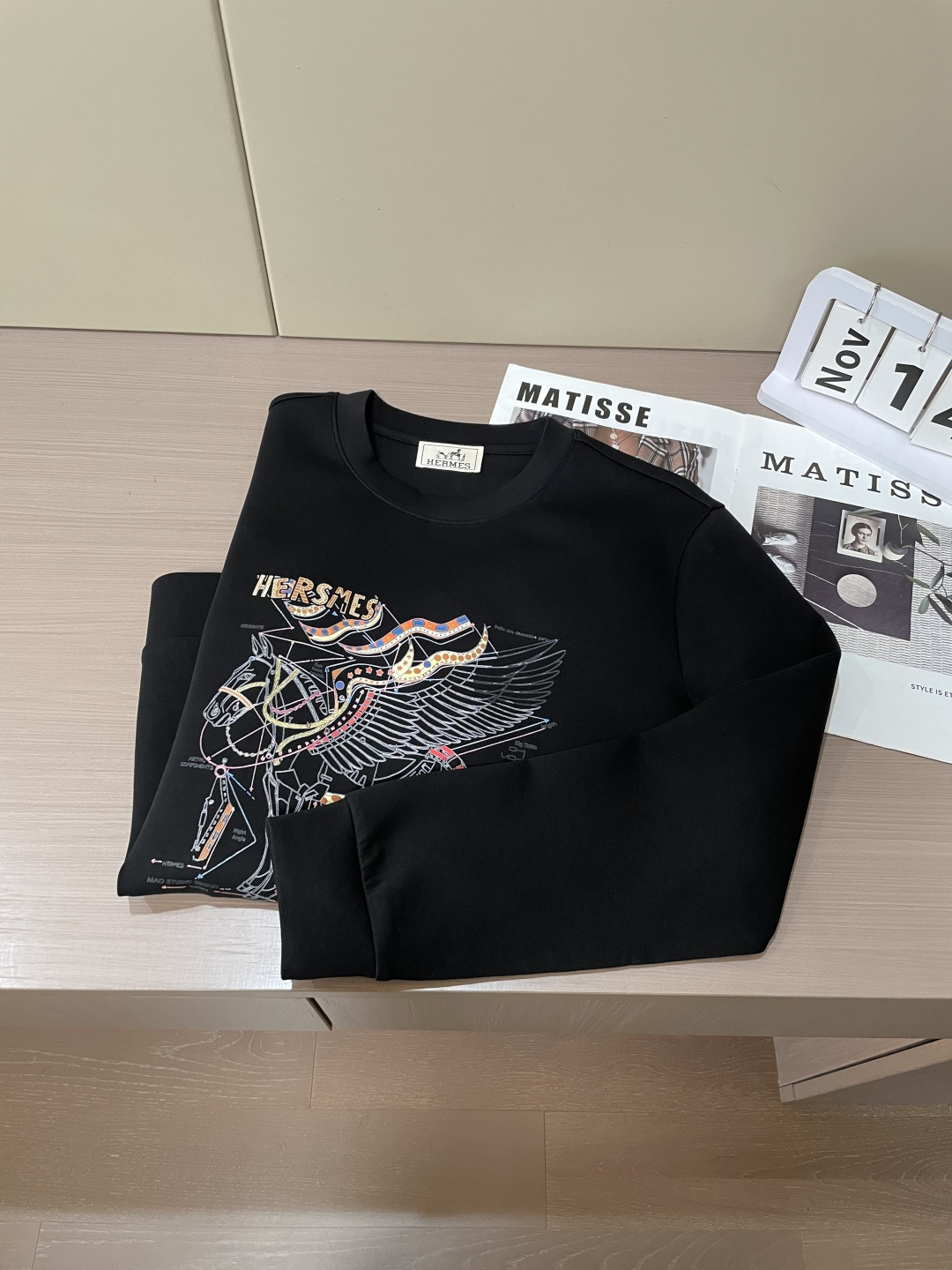 爱🐎仕 2025秋冬新款长袖，定制面料，独特工艺logo，舒适性与透气性兼优，柔软抗皱弹性和垂性极佳，无