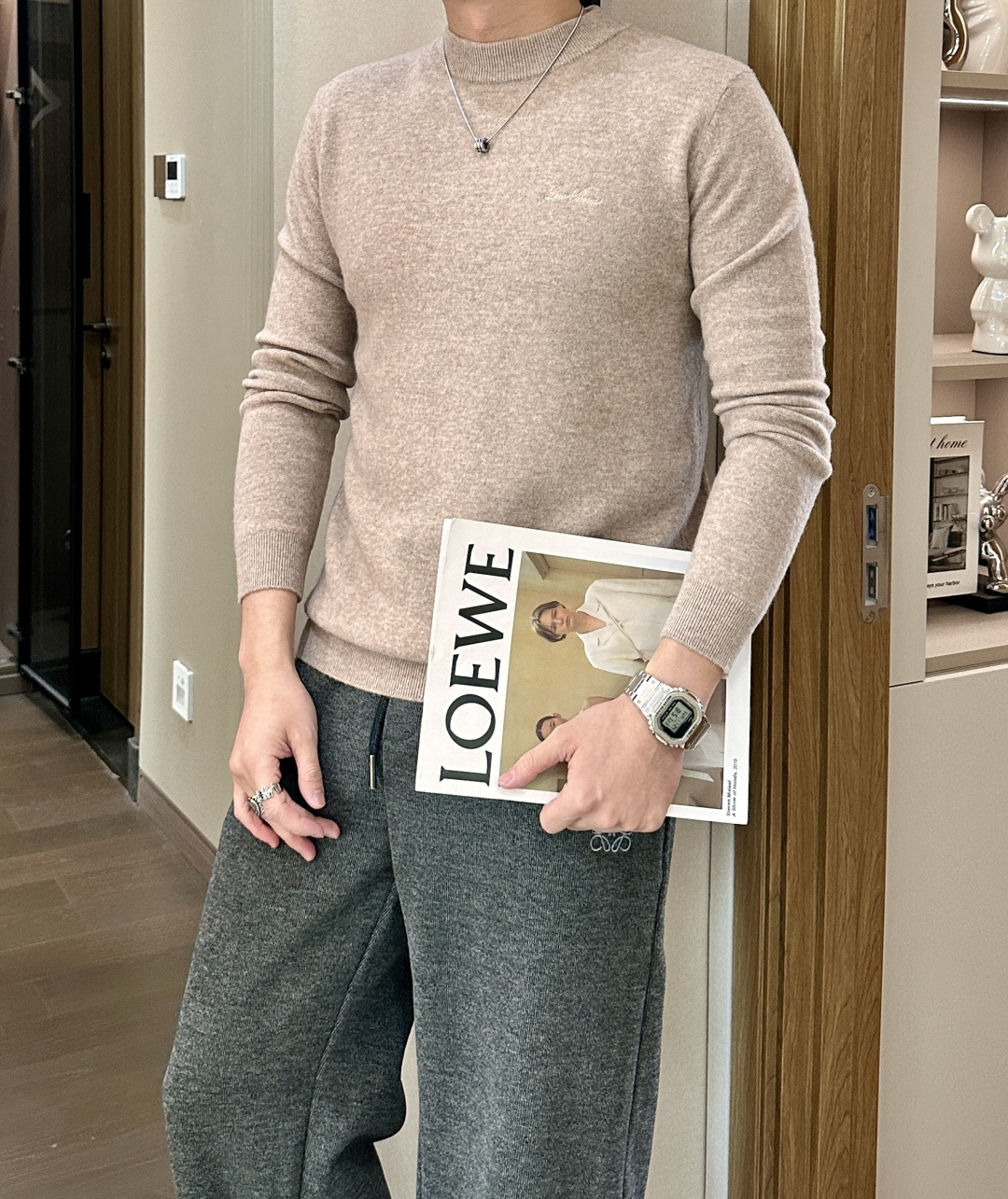 lp🆕 重磅推荐！2025aw秋冬新款 100%绵羊毛 专柜同步 时尚经典基础款针织衫 秋冬必备款 采用