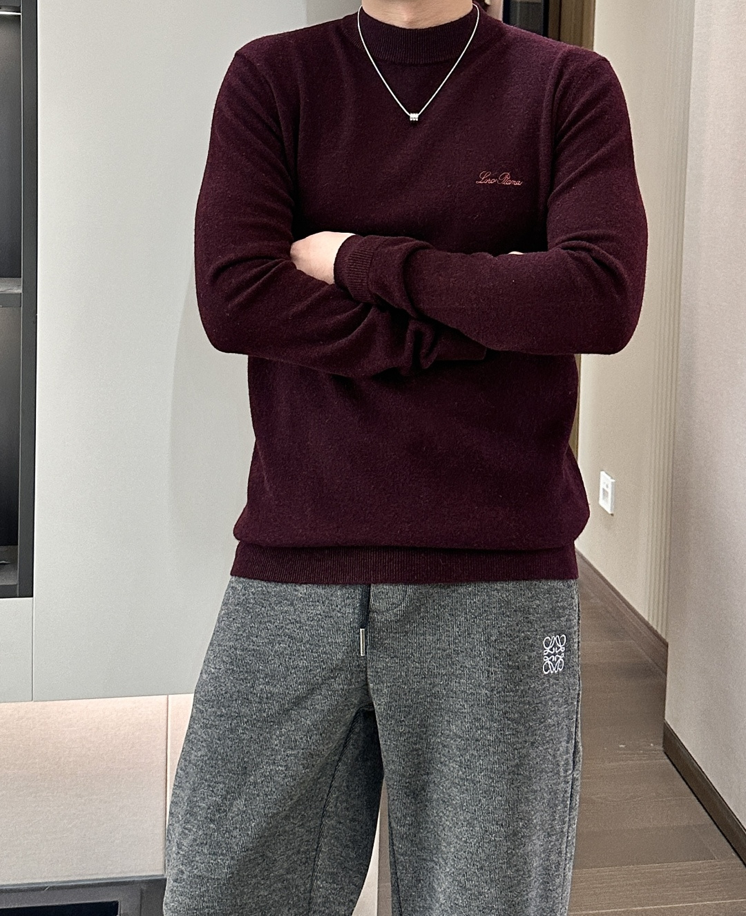 lp🆕 重磅推荐！2025aw秋冬新款 100%绵羊毛 专柜同步 时尚经典基础款针织衫 秋冬必备款 采用