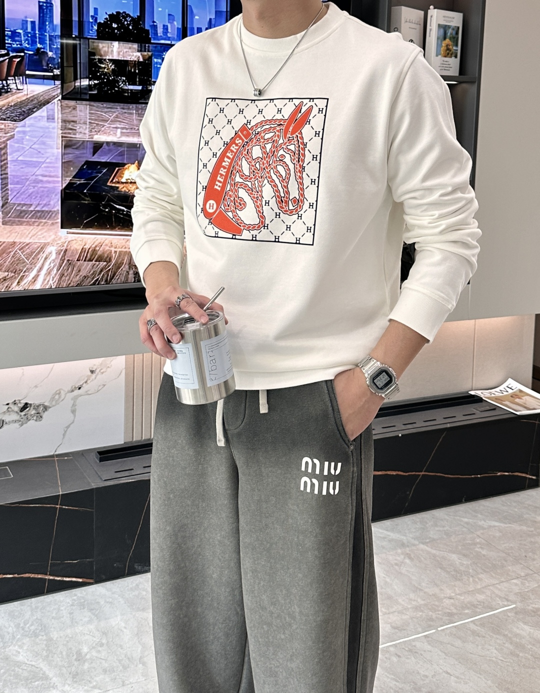 爱🐎仕/2025秋冬新品 定制顶级卫衣棉，面料特别有质感，冬季必备单品，保暖性好。男女通穿，细节到位，版