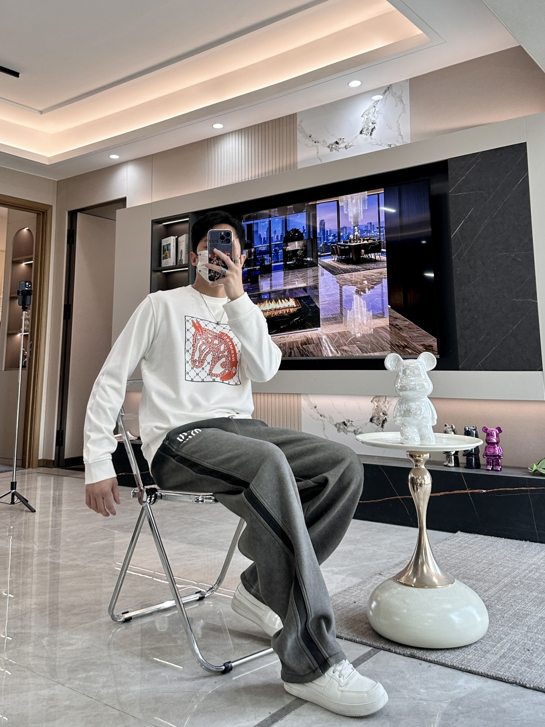 爱🐎仕/2025秋冬新品 定制顶级卫衣棉，面料特别有质感，冬季必备单品，保暖性好。男女通穿，细节到位，版