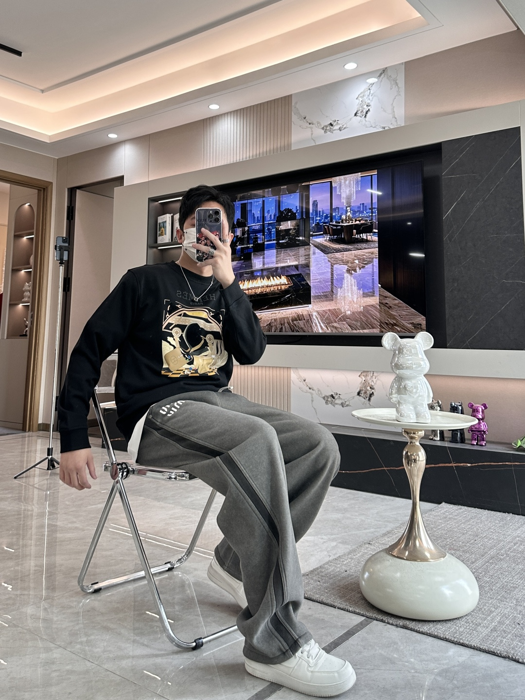 爱🐎仕/2025秋冬新品 定制顶级卫衣棉，面料特别有质感，冬季必备单品，保暖性好。男女通穿，细节到位，版