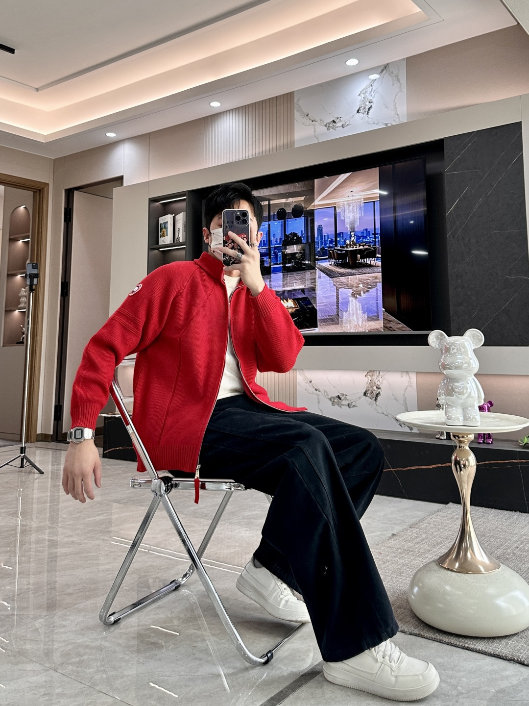 加拿大🇨🇦鹅 新款开衫针织毛衣！经典永不过时！外观简洁干净，秋日可以单穿，深冬最为内搭！定制进口高支数羊