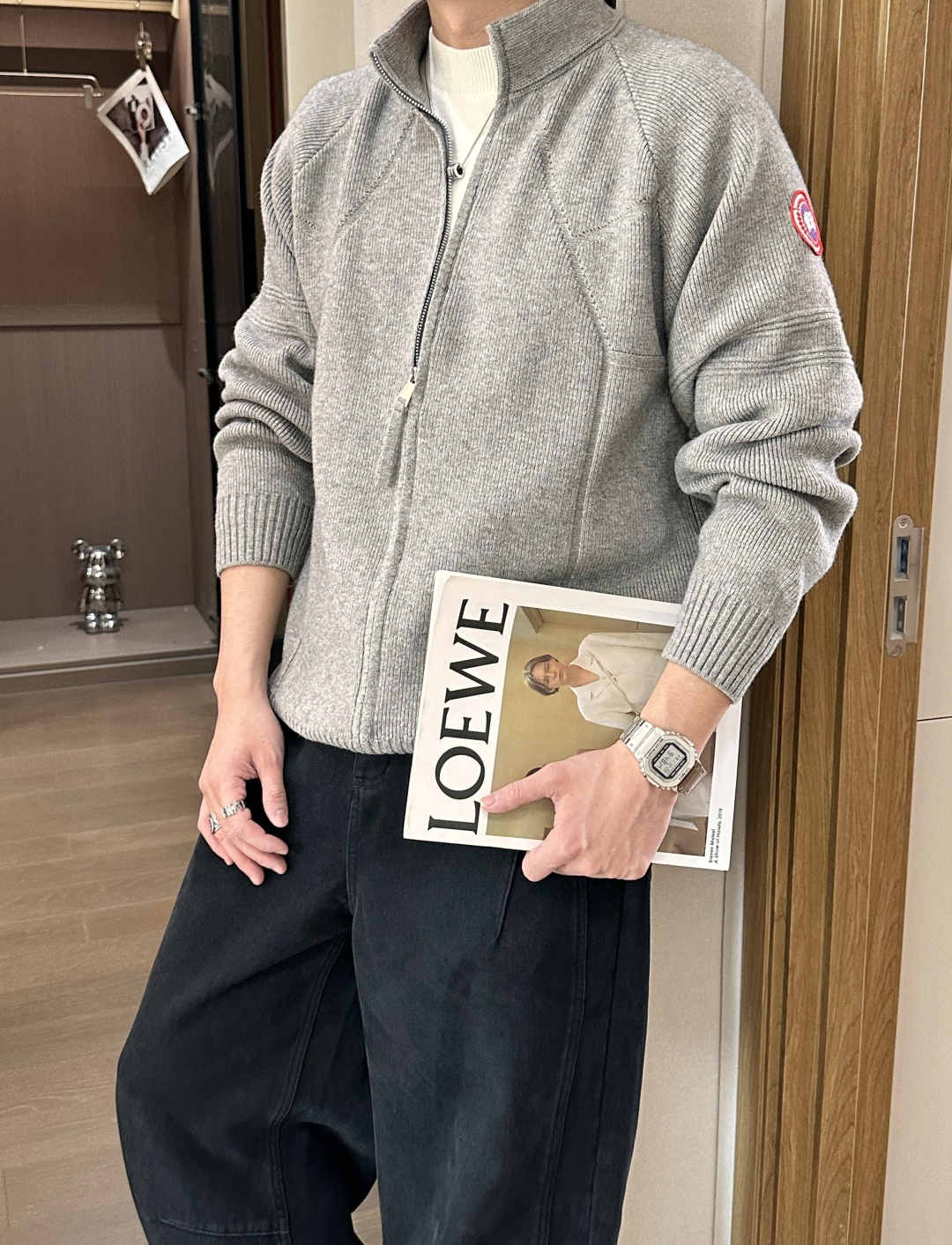 加拿大🇨🇦鹅 新款开衫针织毛衣！经典永不过时！外观简洁干净，秋日可以单穿，深冬最为内搭！定制进口高支数羊