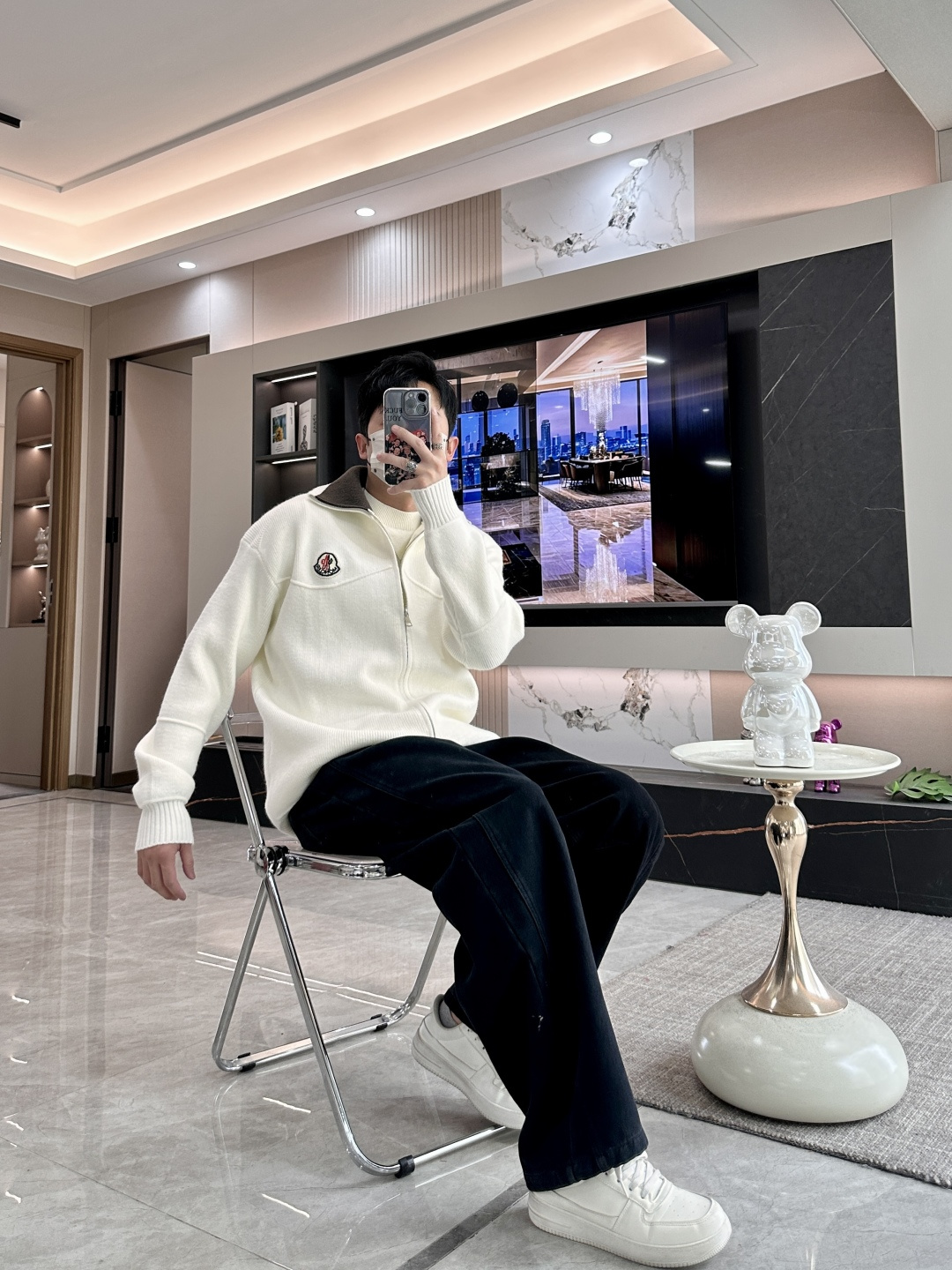 蒙口 新款开衫针织毛衣！经典永不过时！外观简洁干净，秋日可以单穿，深冬最为内搭！定制进口高支数羊毛混纺面