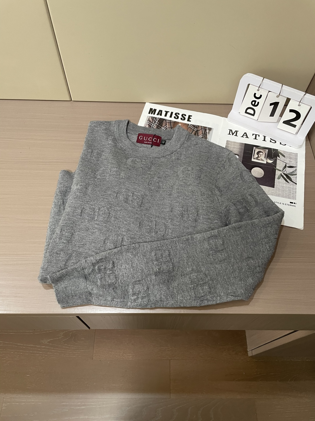 Gucc 重磅推荐！2025aw秋冬新款 专柜同步 时尚经典针织衫 秋冬必备款 采用针织衫加厚毛衣，精致