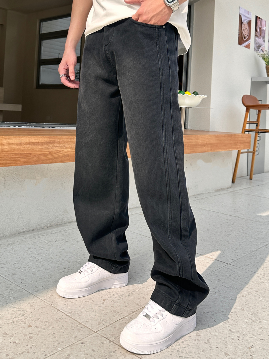 Prad 2025秋冬最新系列男士加厚休闲裤！内里加绒，非常保暖，北方的宝子们赶紧备上！采用客供弹力柔棉