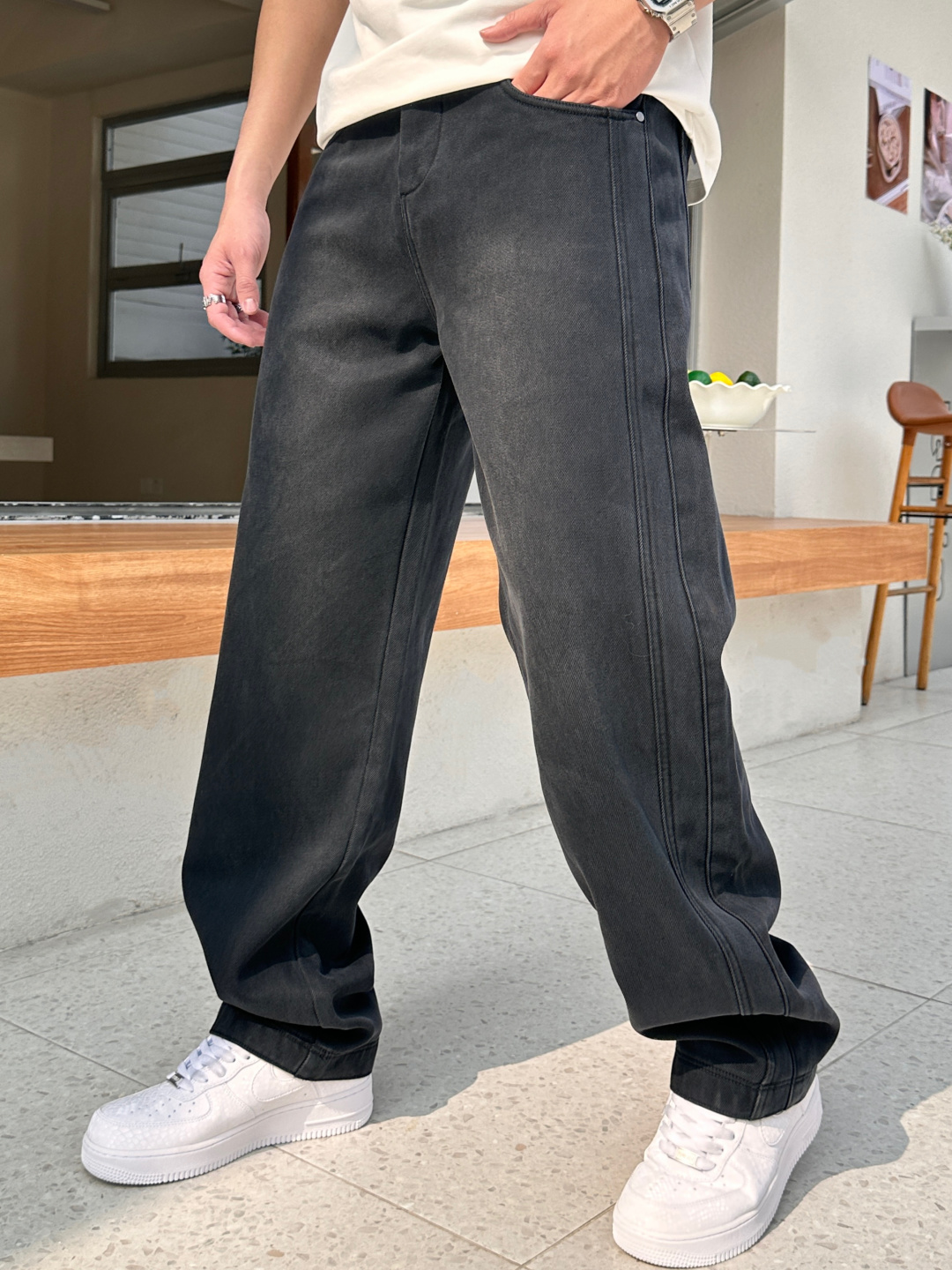 Prad 2025秋冬最新系列男士加厚休闲裤！内里加绒，非常保暖，北方的宝子们赶紧备上！采用客供弹力柔棉