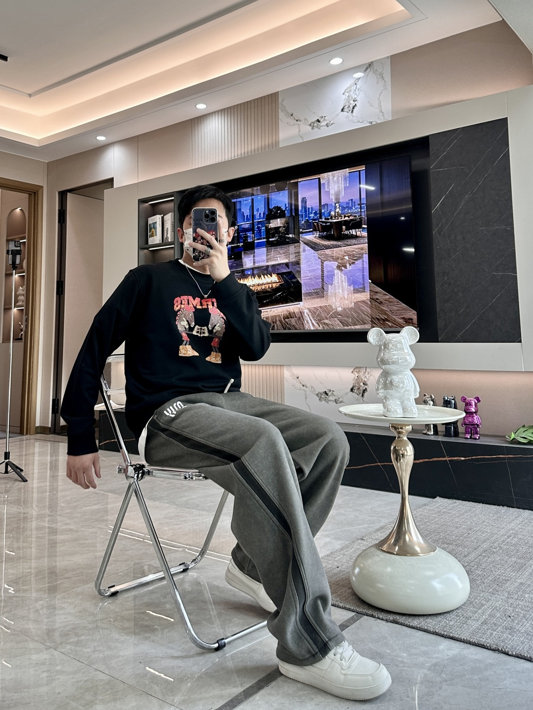 爱🐎仕/2025秋冬新品 定制顶级卫衣棉，面料特别有质感，冬季必备单品，保暖性好。男女通穿，细节到位，版