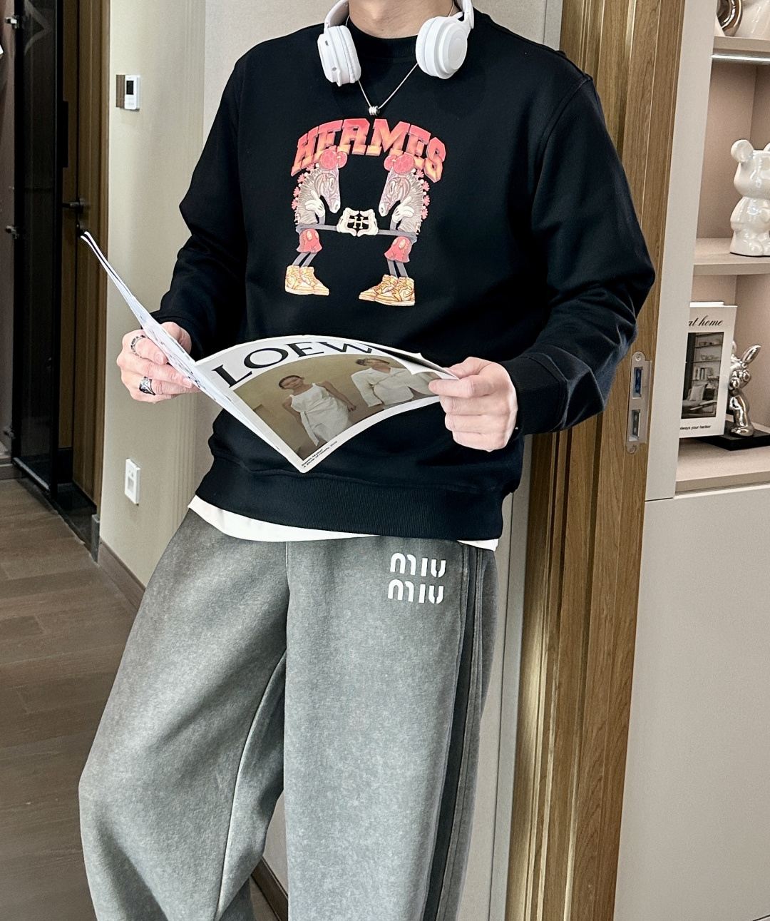 爱🐎仕/2025秋冬新品 定制顶级卫衣棉，面料特别有质感，冬季必备单品，保暖性好。男女通穿，细节到位，版