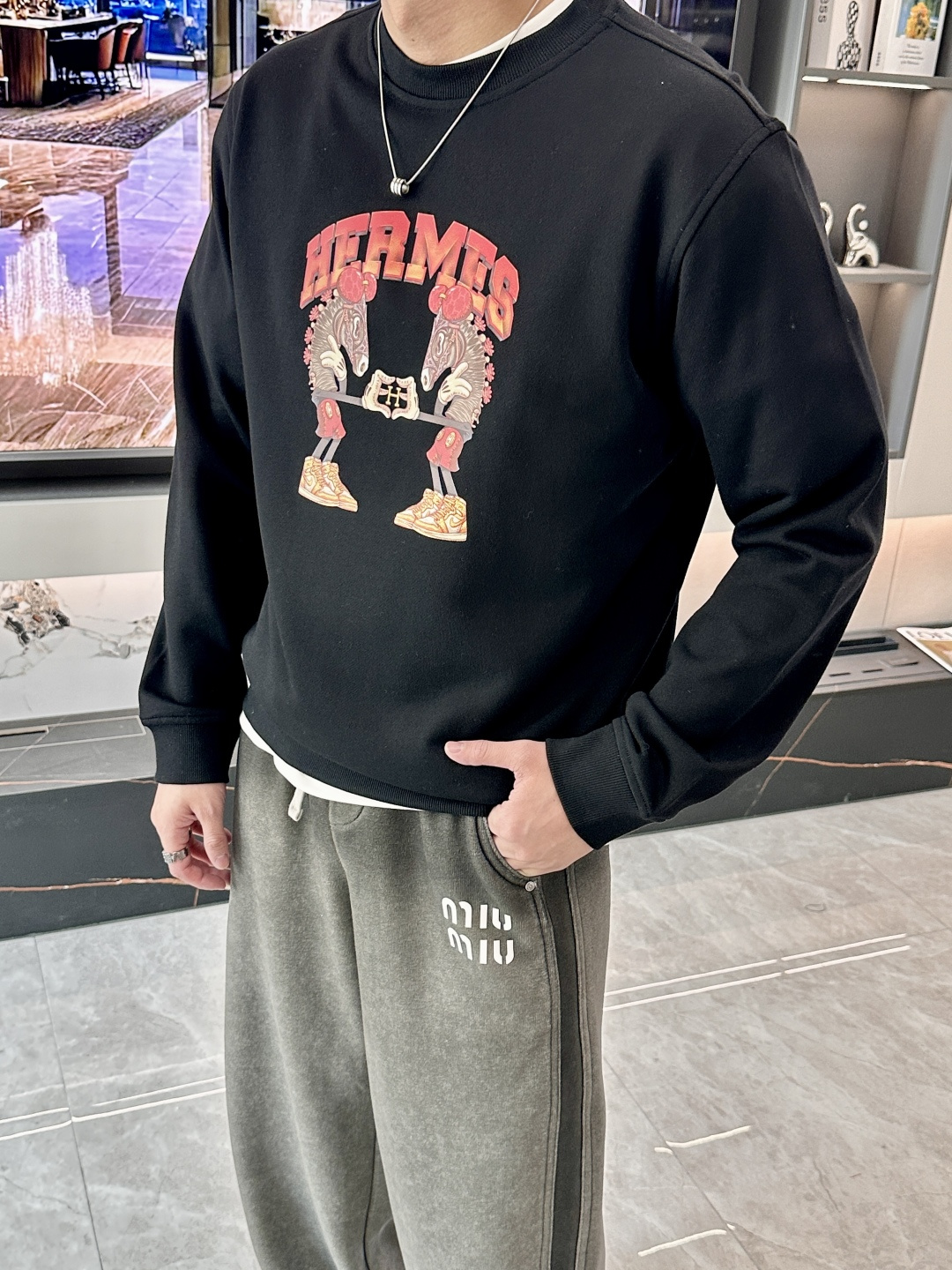 爱🐎仕/2025秋冬新品 定制顶级卫衣棉，面料特别有质感，冬季必备单品，保暖性好。男女通穿，细节到位，版