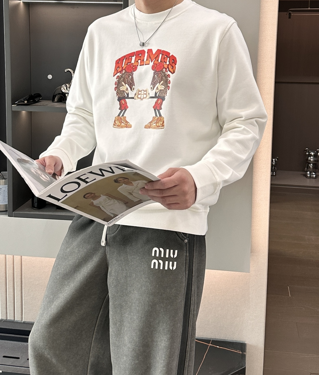 爱🐎仕/2025秋冬新品 定制顶级卫衣棉，面料特别有质感，冬季必备单品，保暖性好。男女通穿，细节到位，版