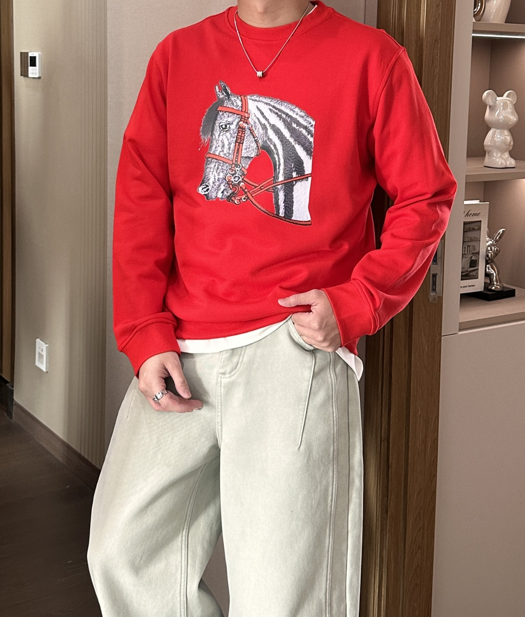 爱🐎仕/2025秋冬新品 定制顶级卫衣棉，面料特别有质感，冬季必备单品，保暖性好。男女通穿，细节到位，版