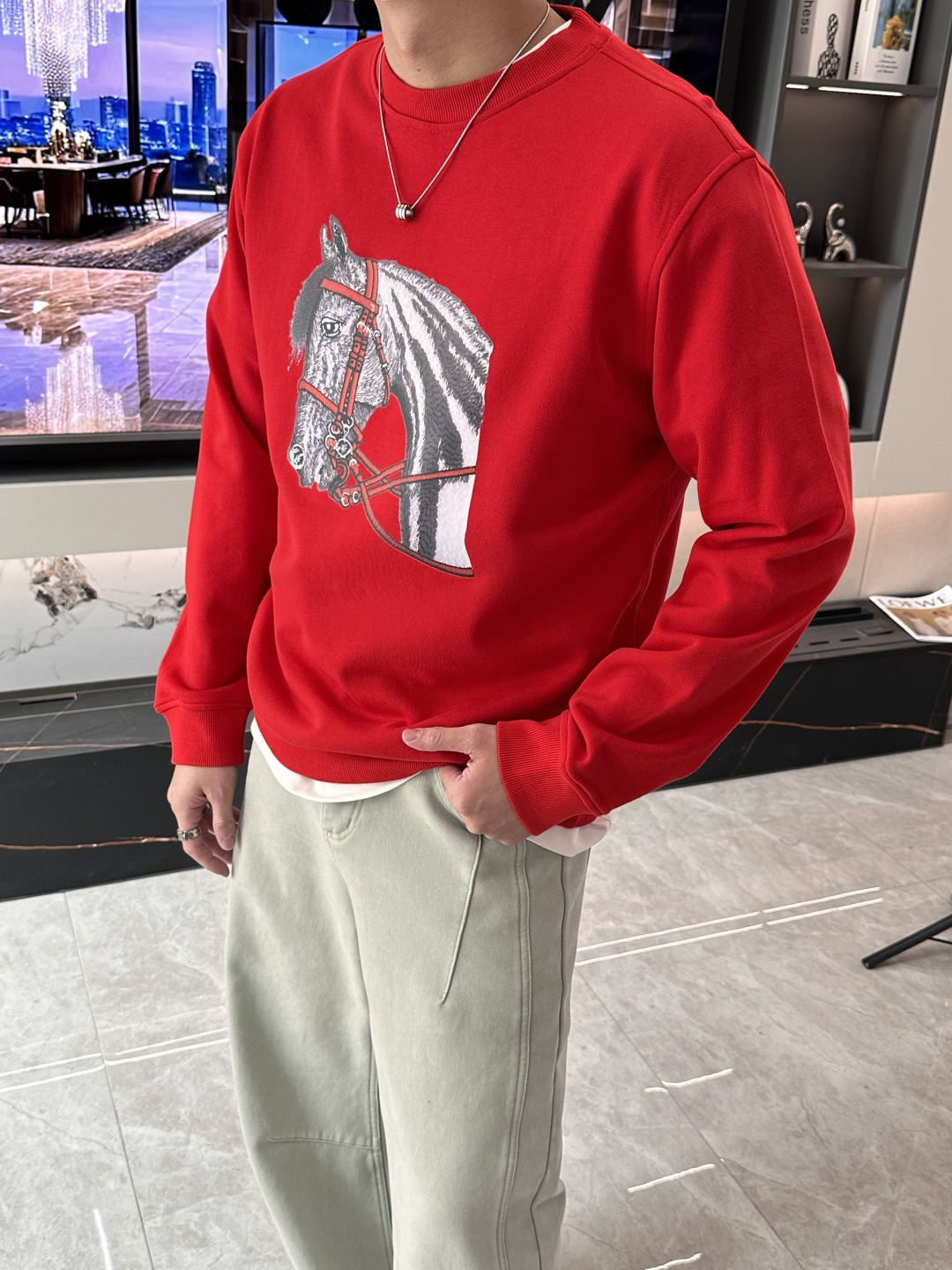 爱🐎仕/2025秋冬新品 定制顶级卫衣棉，面料特别有质感，冬季必备单品，保暖性好。男女通穿，细节到位，版