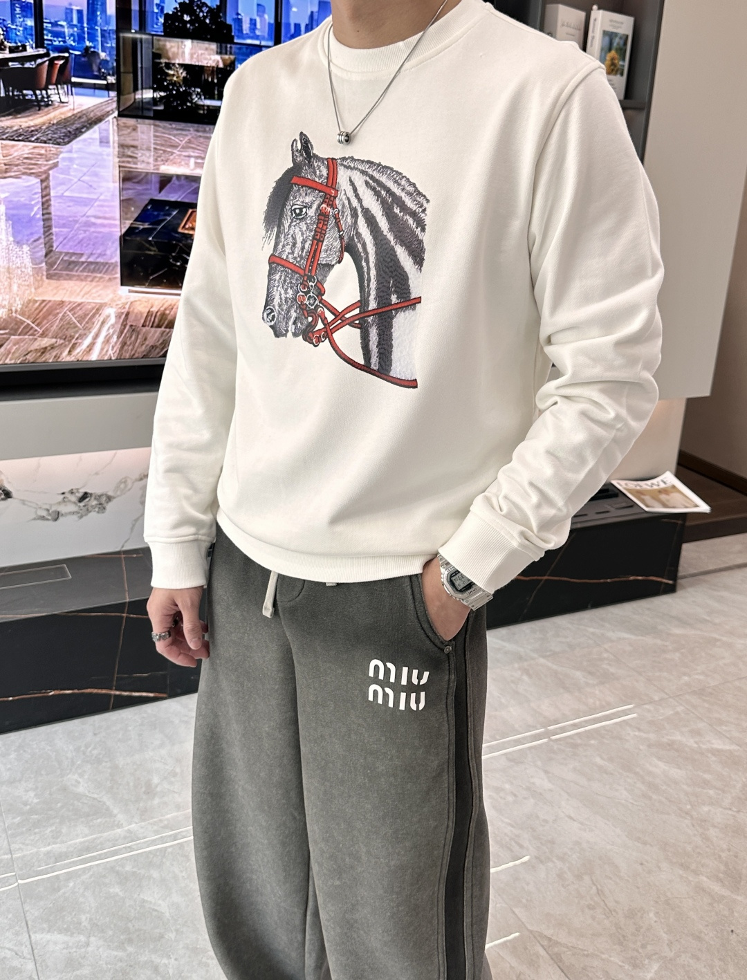 爱🐎仕/2025秋冬新品 定制顶级卫衣棉，面料特别有质感，冬季必备单品，保暖性好。男女通穿，细节到位，版