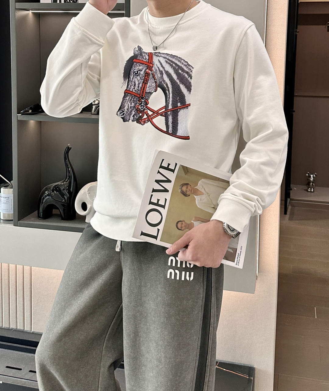 爱🐎仕/2025秋冬新品 定制顶级卫衣棉，面料特别有质感，冬季必备单品，保暖性好。男女通穿，细节到位，版