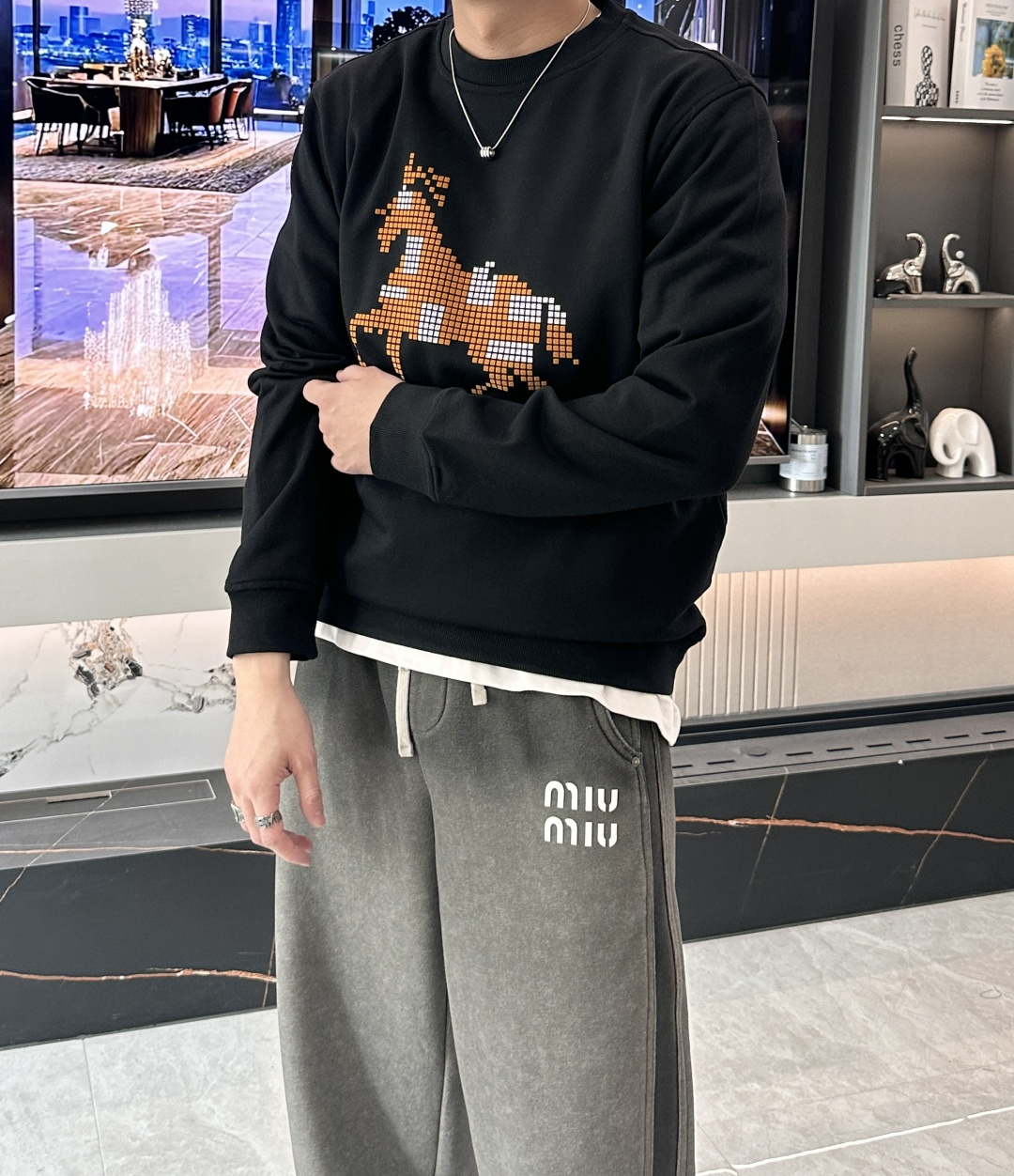 爱🐎仕/2025秋冬新品 定制顶级卫衣棉，面料特别有质感，冬季必备单品，保暖性好。男女通穿，细节到位，版