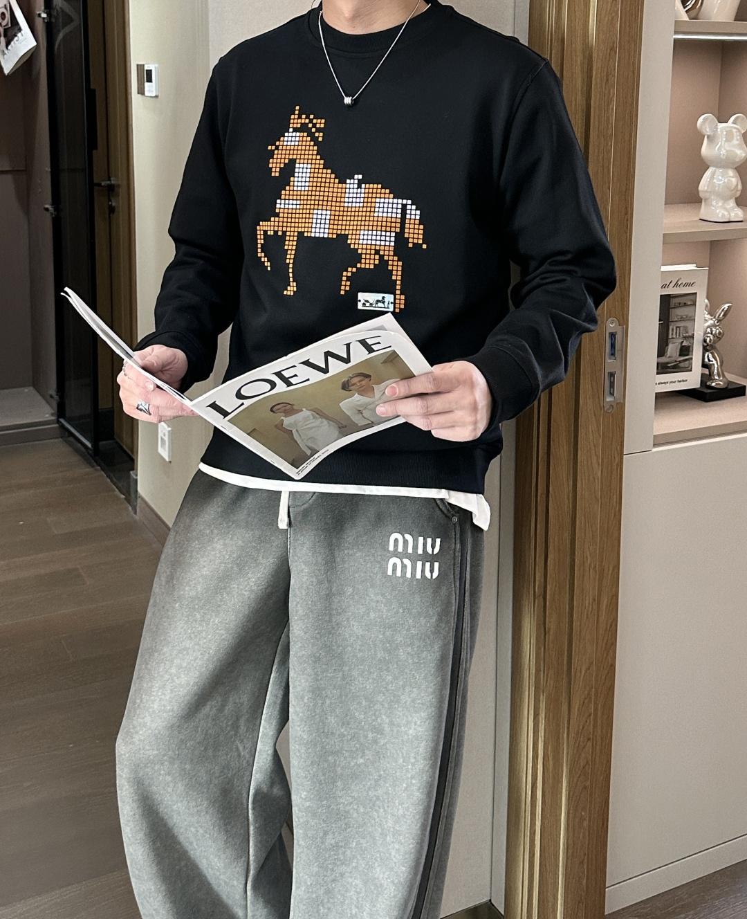 爱🐎仕/2025秋冬新品 定制顶级卫衣棉，面料特别有质感，冬季必备单品，保暖性好。男女通穿，细节到位，版