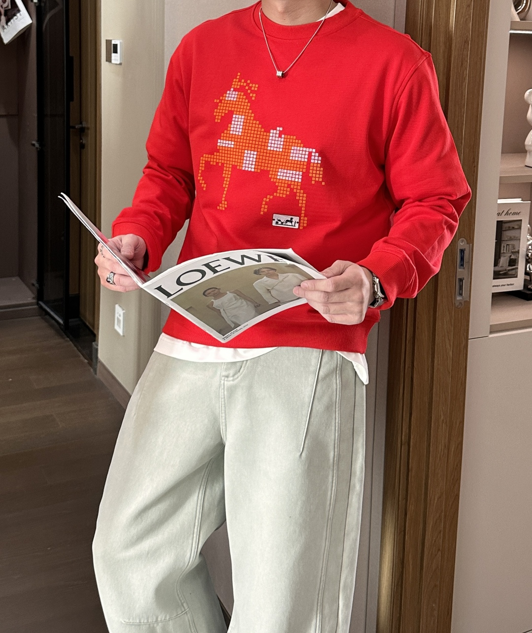 爱🐎仕/2025秋冬新品 定制顶级卫衣棉，面料特别有质感，冬季必备单品，保暖性好。男女通穿，细节到位，版