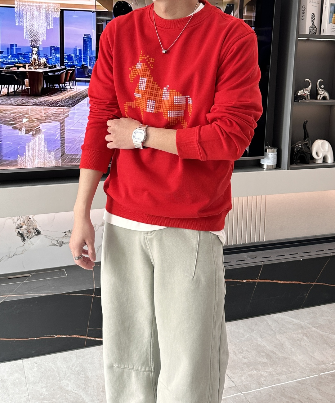 爱🐎仕/2025秋冬新品 定制顶级卫衣棉，面料特别有质感，冬季必备单品，保暖性好。男女通穿，细节到位，版