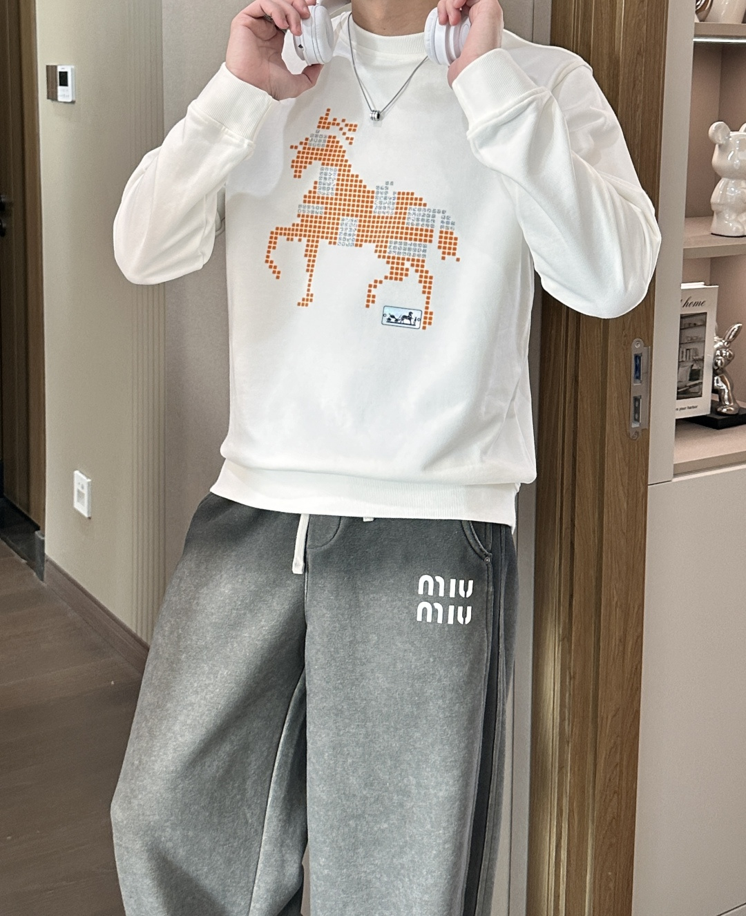 爱🐎仕/2025秋冬新品 定制顶级卫衣棉，面料特别有质感，冬季必备单品，保暖性好。男女通穿，细节到位，版