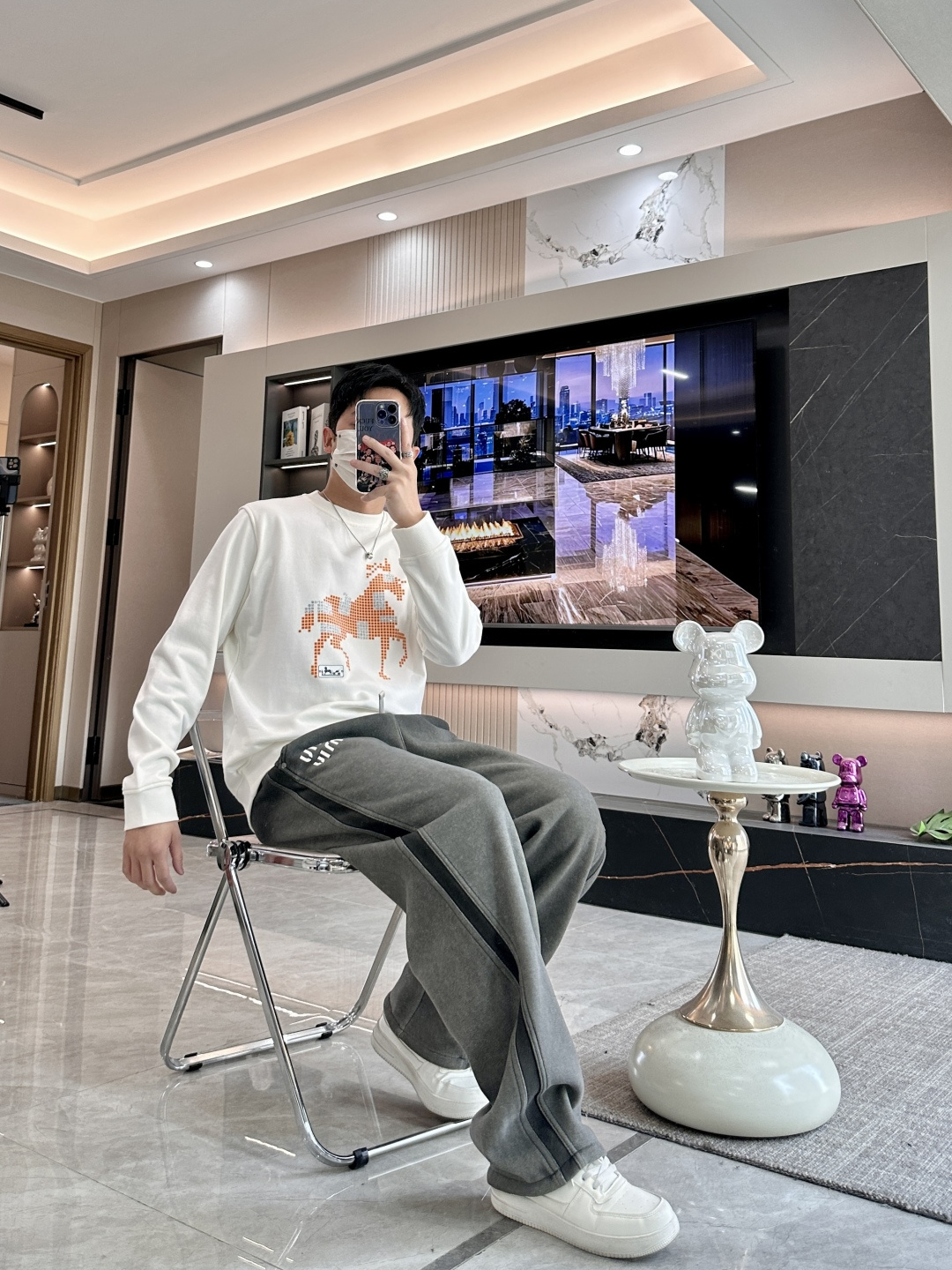 爱🐎仕/2025秋冬新品 定制顶级卫衣棉，面料特别有质感，冬季必备单品，保暖性好。男女通穿，细节到位，版