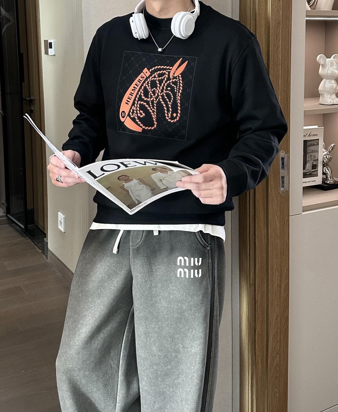 爱🐎仕/2025秋冬新品 定制顶级卫衣棉，面料特别有质感，冬季必备单品，保暖性好。男女通穿，细节到位，版