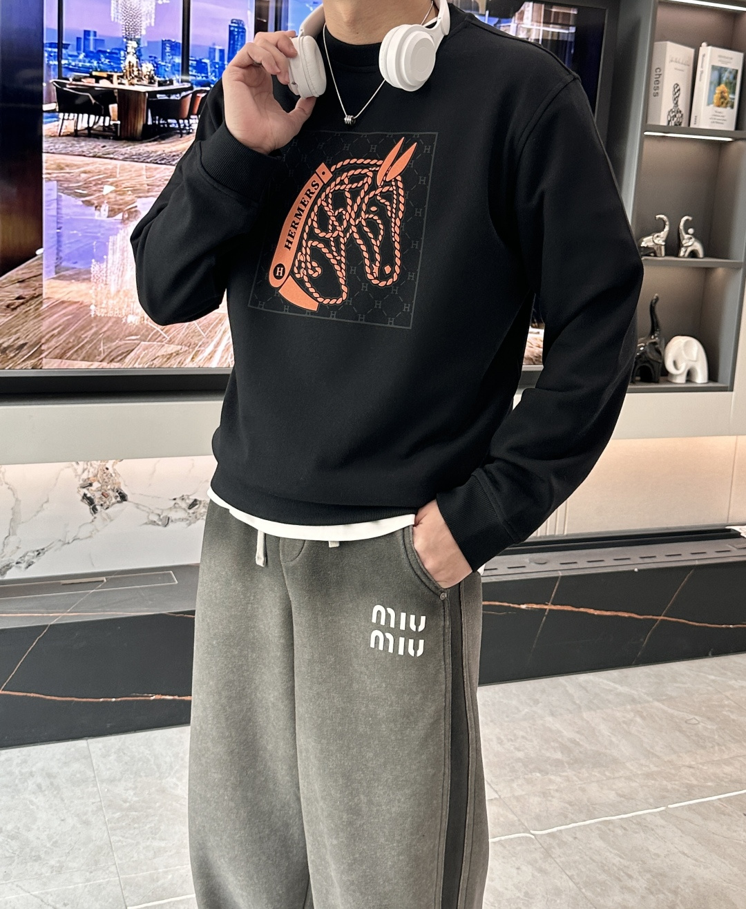 爱🐎仕/2025秋冬新品 定制顶级卫衣棉，面料特别有质感，冬季必备单品，保暖性好。男女通穿，细节到位，版