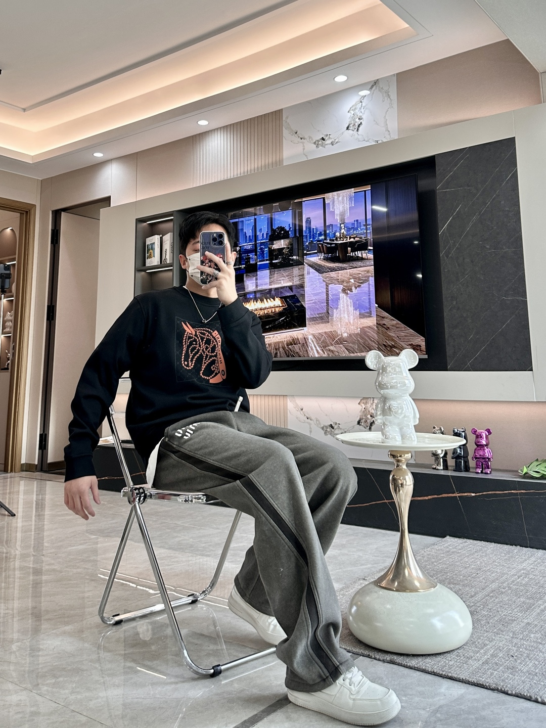 爱🐎仕/2025秋冬新品 定制顶级卫衣棉，面料特别有质感，冬季必备单品，保暖性好。男女通穿，细节到位，版