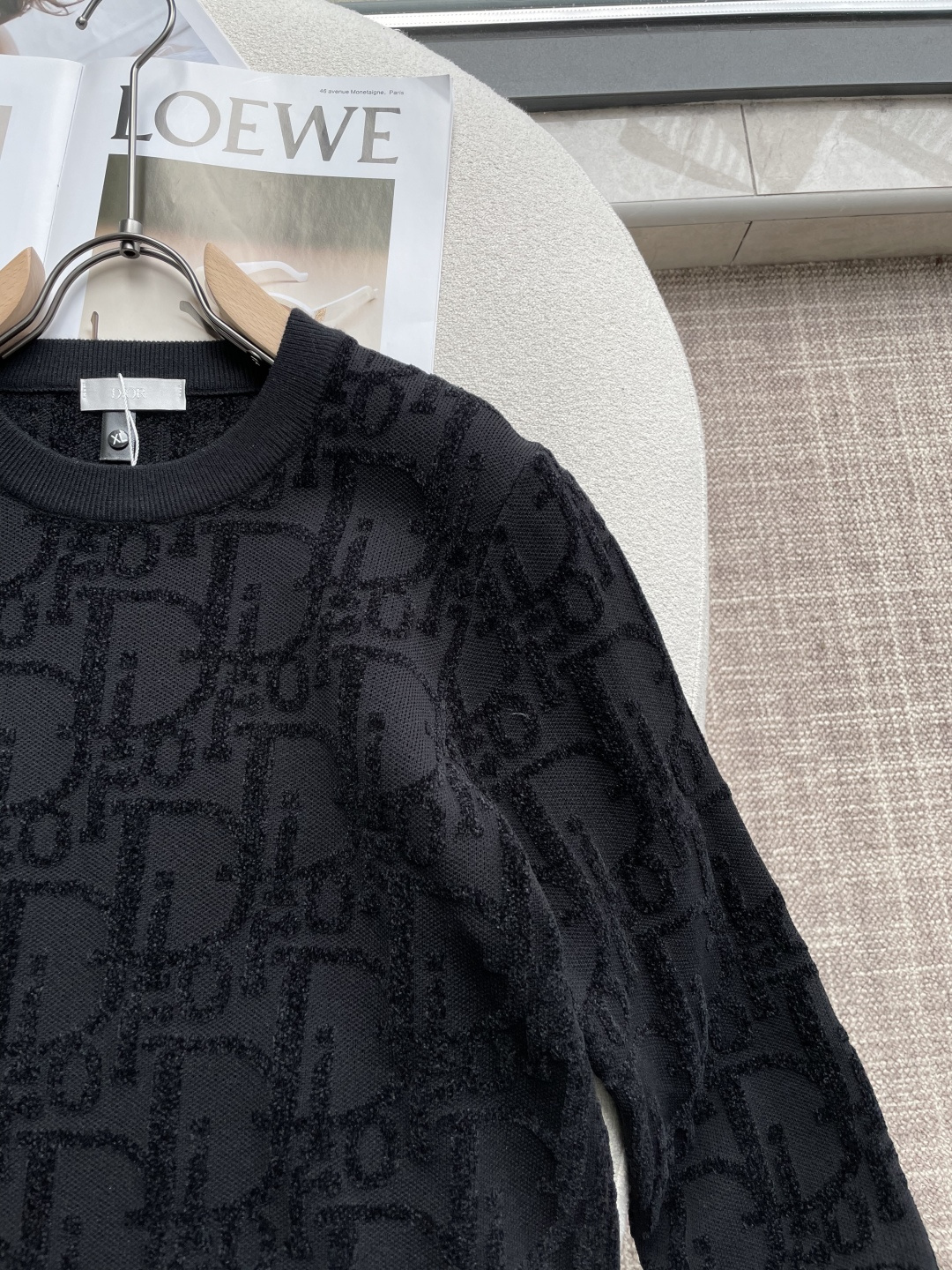 Dior 重磅推荐！2025aw秋冬新款 专柜同步 时尚经典基础款针织衫 秋冬必备款 采用针织衫加厚毛衣