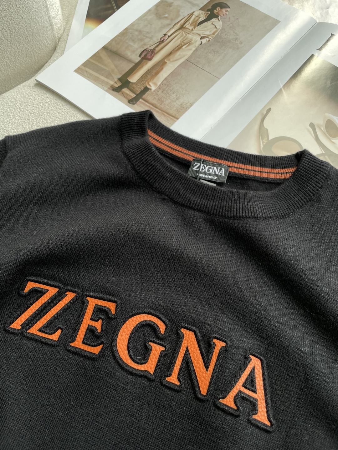 杰尼亚 重磅推荐！2025aw秋冬新款 专柜同步 时尚经典基础款针织衫 秋冬必备款 采用针织衫加厚毛衣，