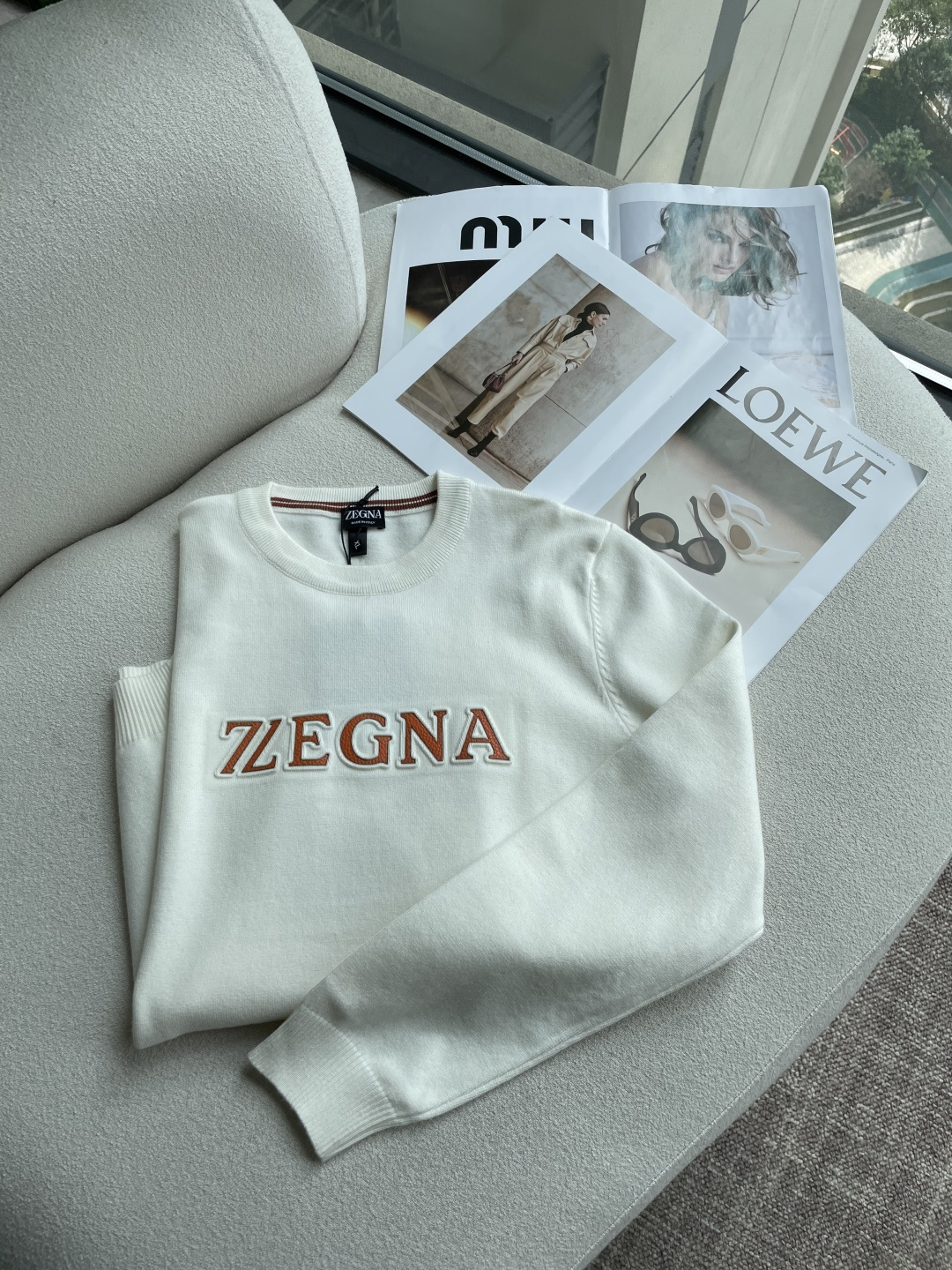 杰尼亚 重磅推荐！2025aw秋冬新款 专柜同步 时尚经典基础款针织衫 秋冬必备款 采用针织衫加厚毛衣，