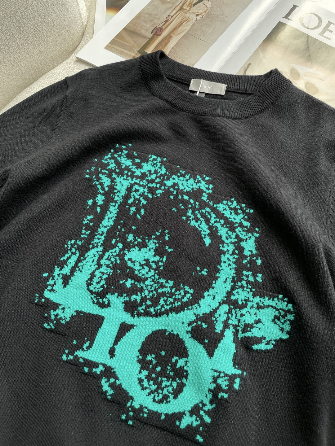 DIOR 重磅推荐！2025aw秋冬新款 专柜同步 时尚经典基础款针织衫 秋冬必备款 采用针织衫加厚毛衣