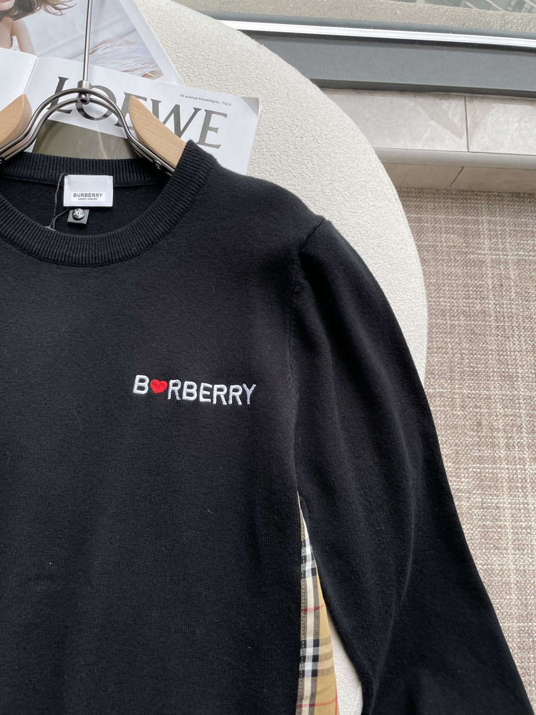 BUR 重磅推荐！2025aw秋冬新款 专柜同步 时尚经典基础款针织衫 秋冬必备款 采用针织衫加厚毛衣，