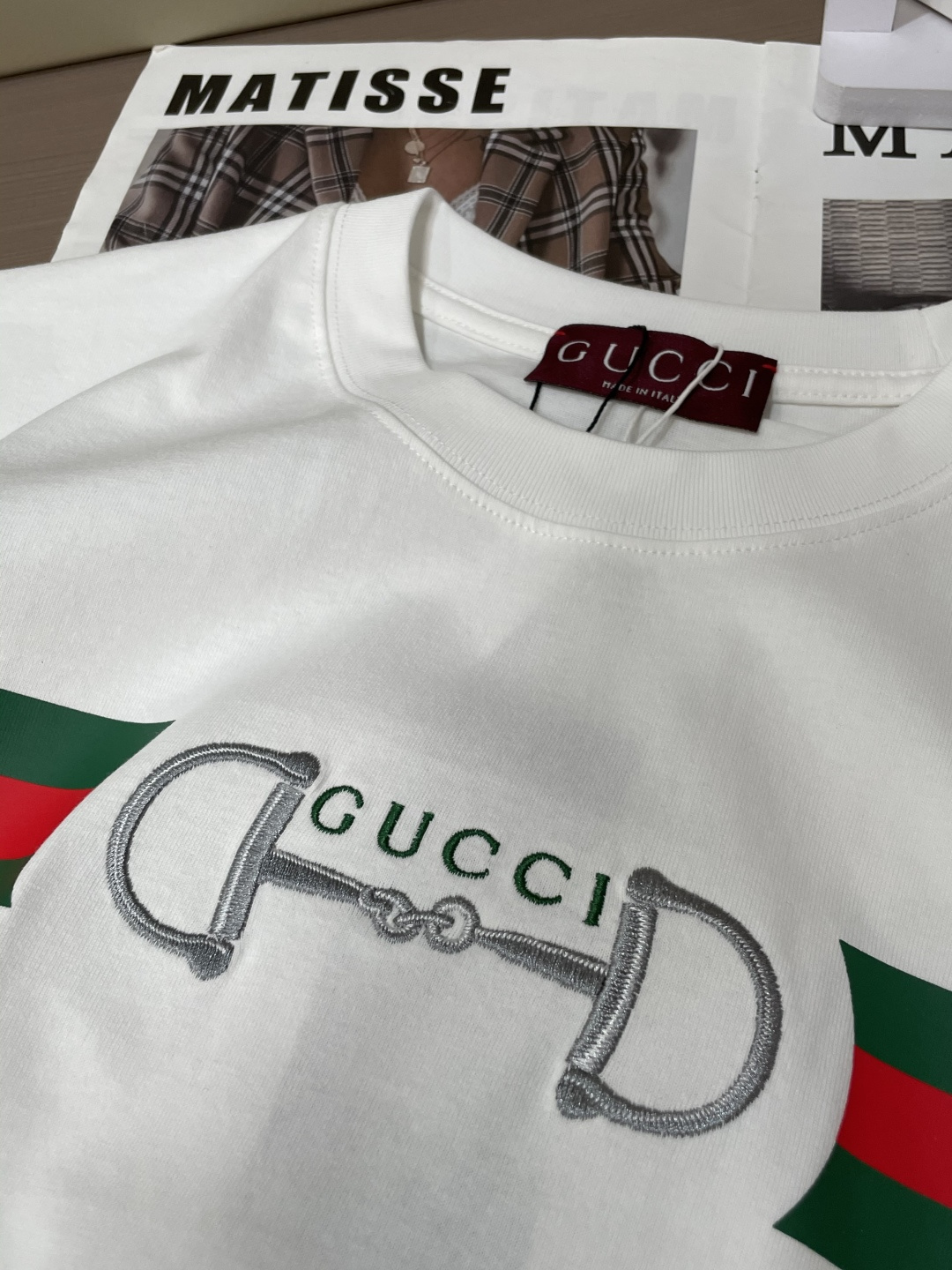 Gucc 2026春夏新品 专柜同步上新！原版复刻，全品相 重工刺绣尺码S-XL