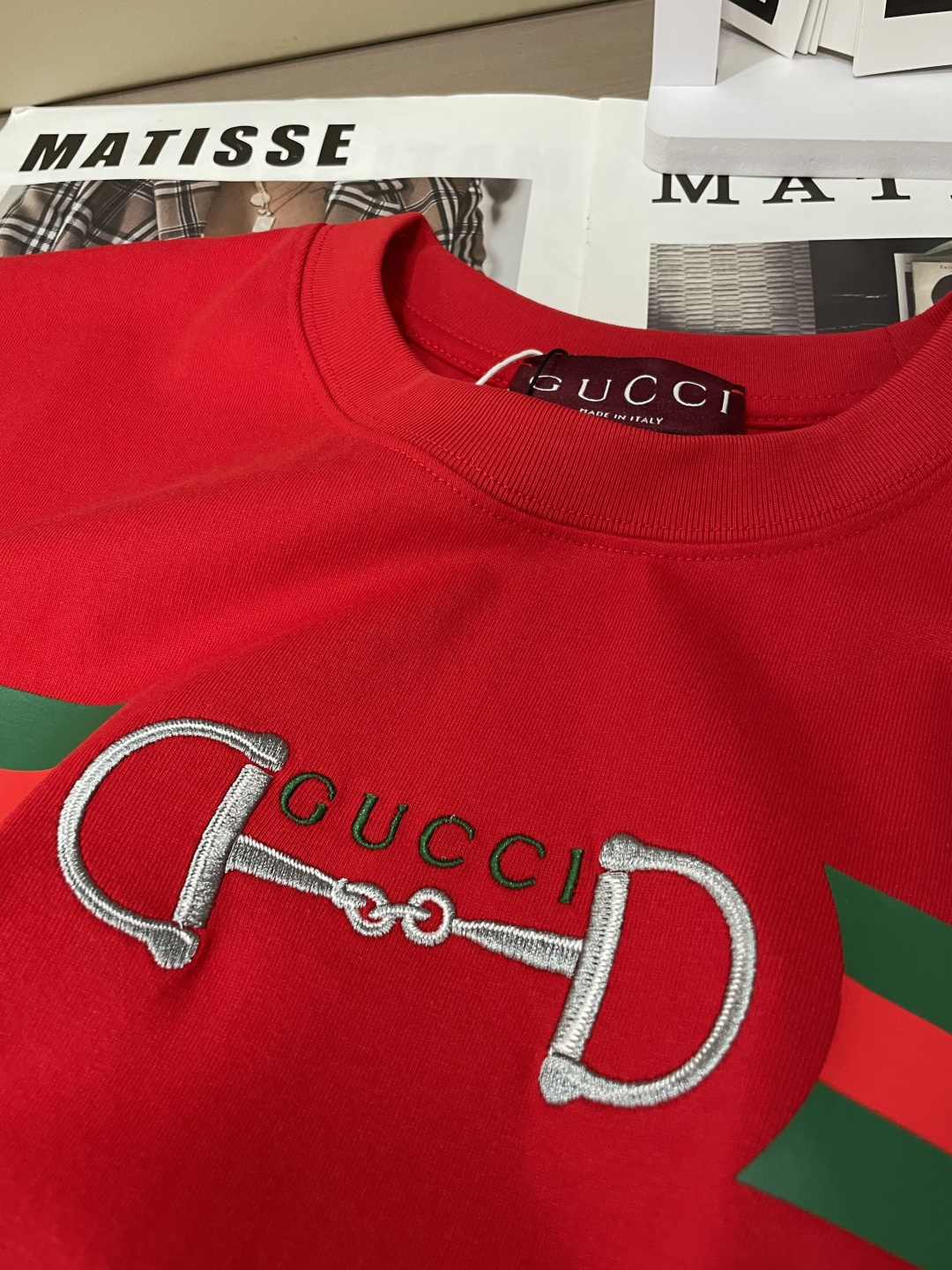 Gucc 2026春夏新品 专柜同步上新！原版复刻，全品相 重工刺绣尺码S-XL