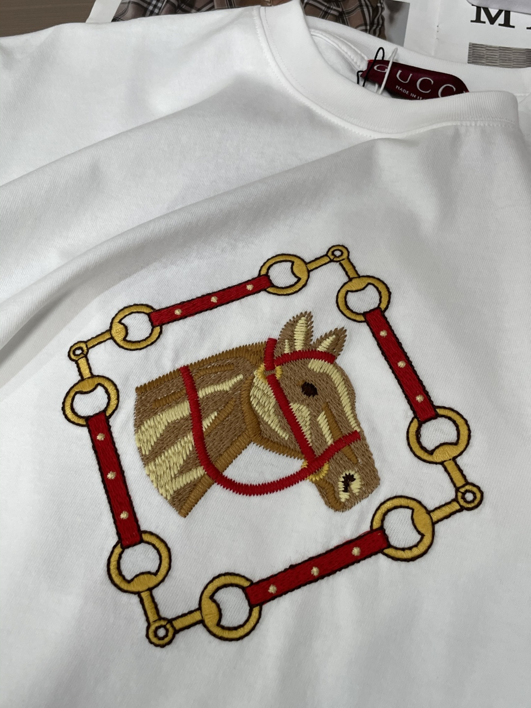 Gucc 2026春夏新品 专柜同步上新！原版复刻，全品相 重工刺绣尺码S-XL