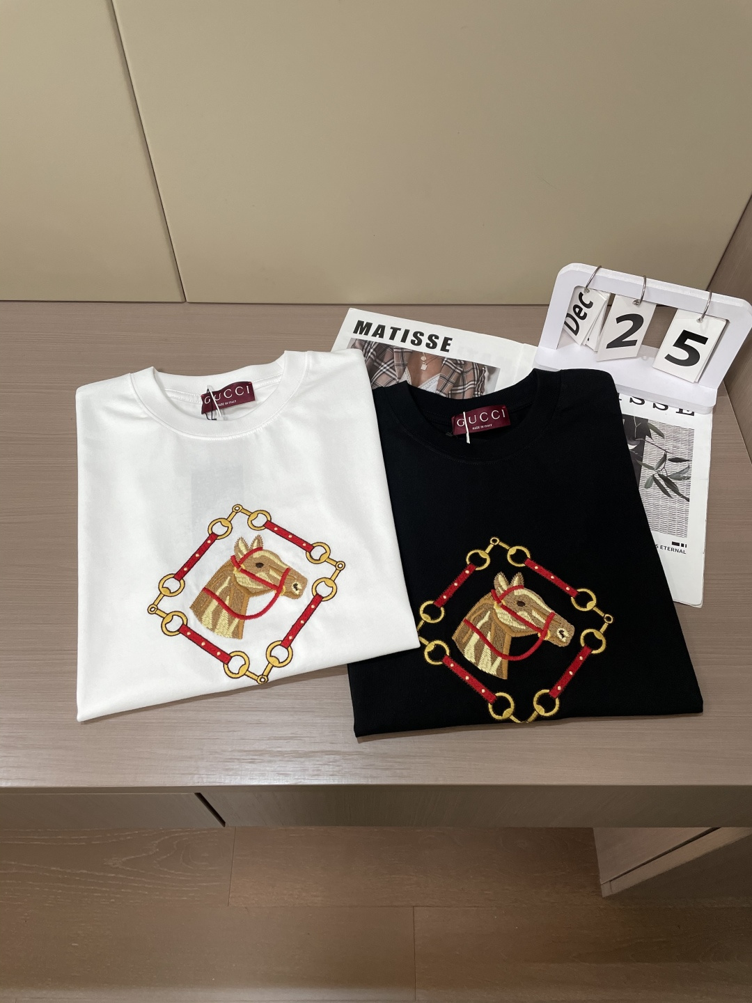 Gucc 2026春夏新品 专柜同步上新！原版复刻，全品相 重工刺绣尺码S-XL