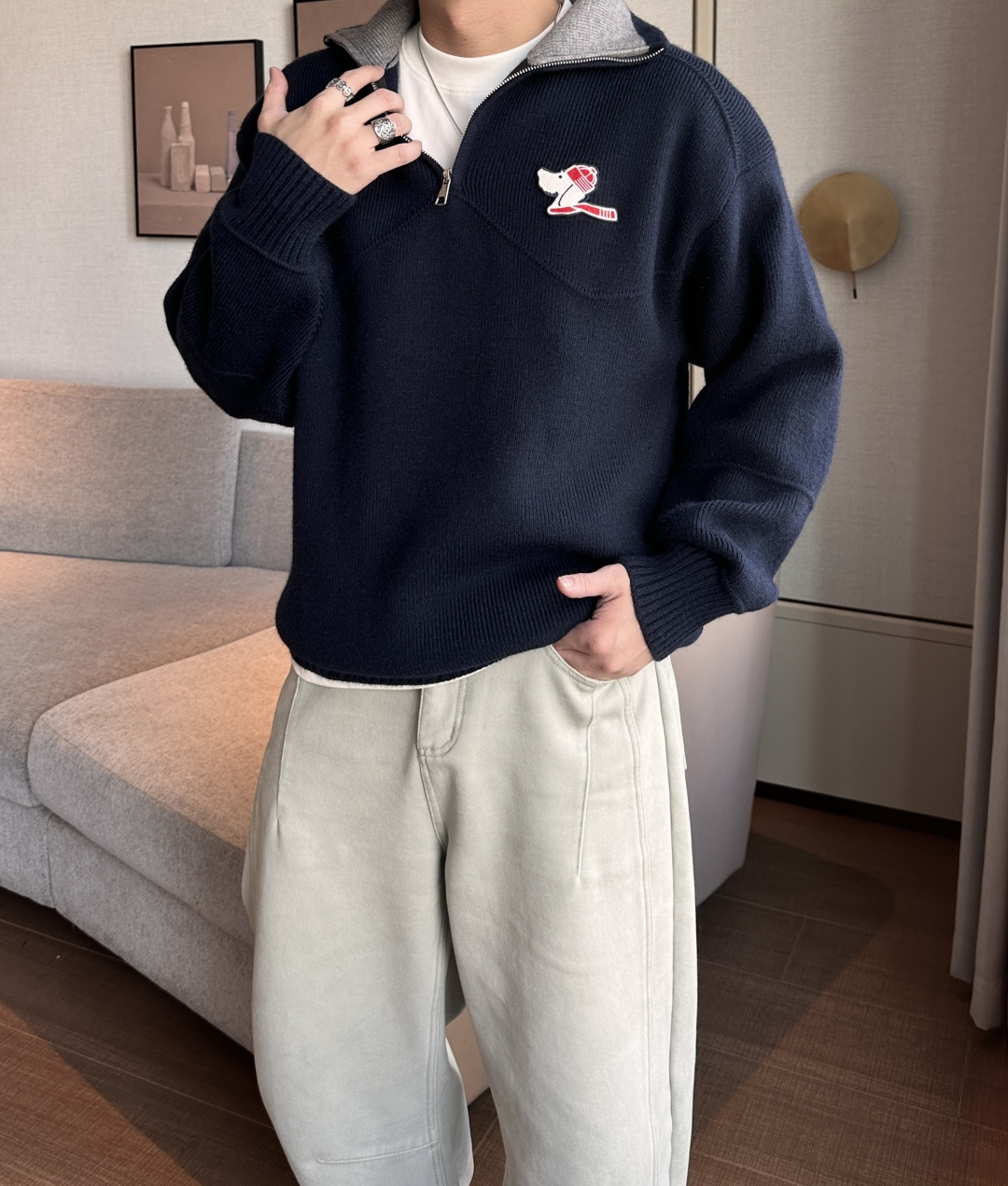 支持年后 TB 2025秋冬，渠道的精品狠货！！！今年最好看的休闲羊毛衣闭眼入！甄选新西兰进口羊毛混纺面