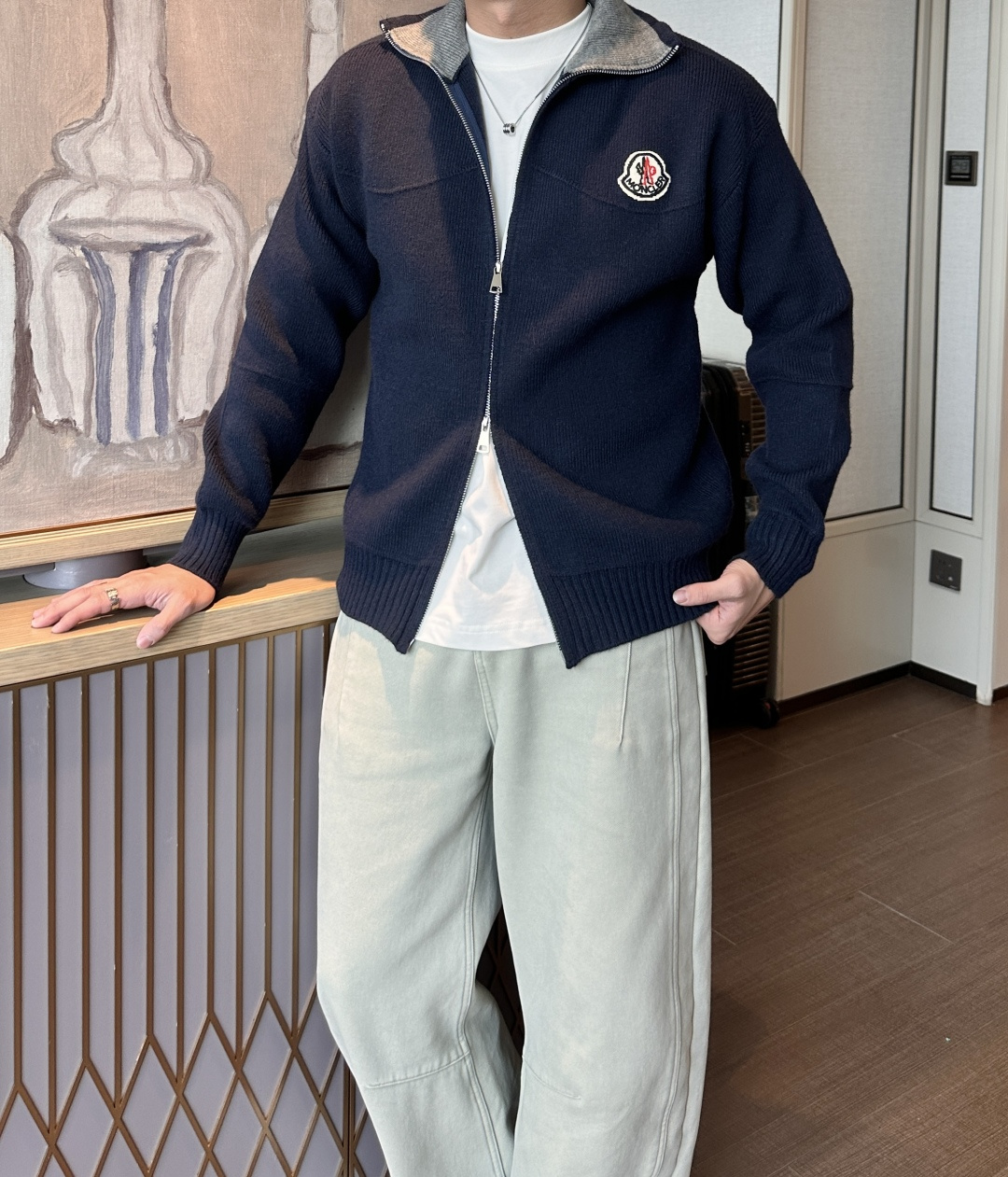 支持年后 蒙口 新款开衫针织毛衣！经典永不过时！外观简洁干净，秋日可以单穿，深冬最为内搭！定制进口高支数