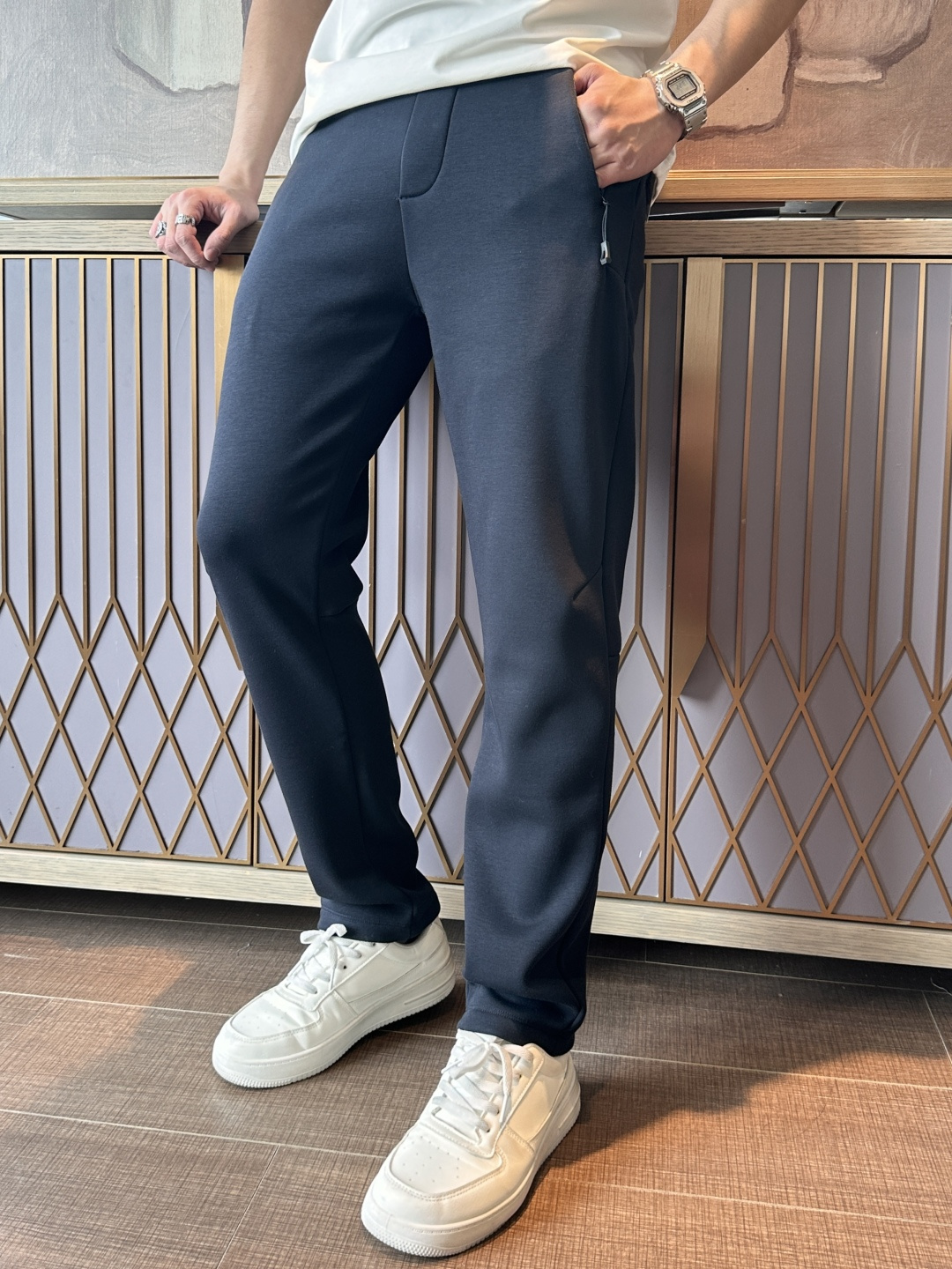 迪桑特 男士休闲裤👍速干面料休闲裤，最新款上身版型无敌正！绝对可以闭眼收的一款此款裤子非常百搭，弹力腰围