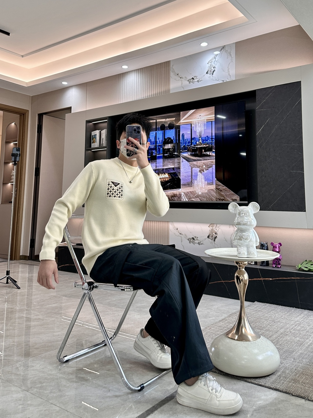 BV 重磅推荐！2025aw秋冬新款 专柜同步 时尚经典基础款针织衫 秋冬必备款 采用针织衫加厚毛衣，精