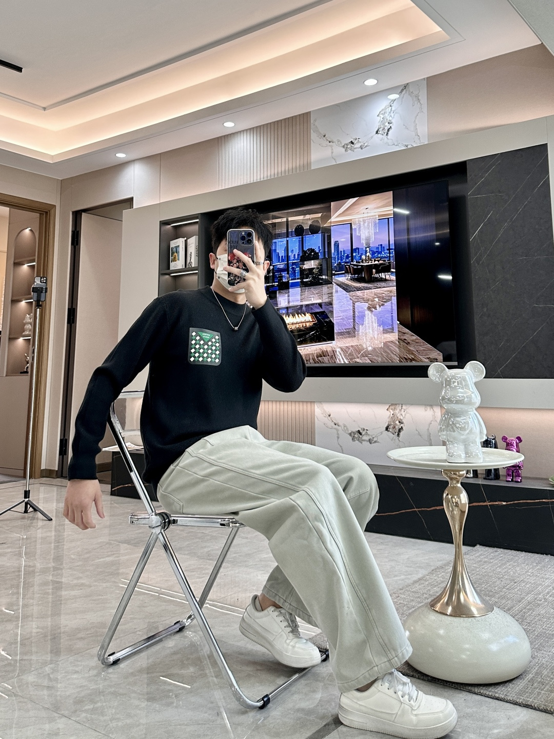 BV 重磅推荐！2025aw秋冬新款 专柜同步 时尚经典基础款针织衫 秋冬必备款 采用针织衫加厚毛衣，精