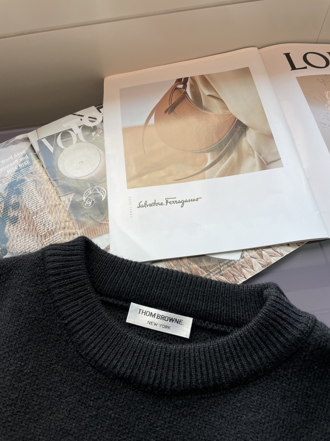 支持年后 TB 重磅推荐！2025aw秋冬新款 专柜同步 时尚经典基础款针织衫 秋冬必备款 采用针织衫加