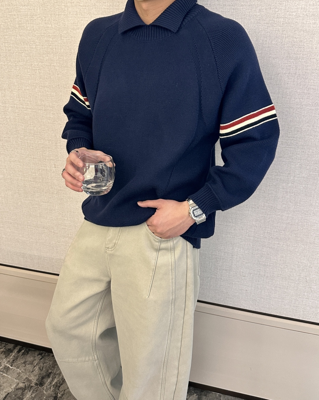 支持年后 TB 2025秋冬，渠道的精品狠货！！！今年最好看的休闲羊毛衣闭眼入！甄选新西兰进口羊毛混纺面