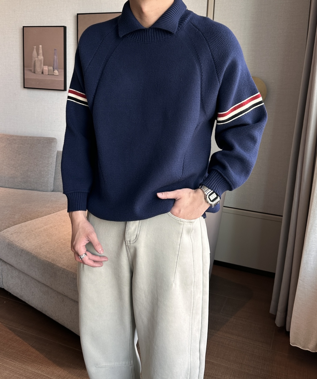 支持年后 TB 2025秋冬，渠道的精品狠货！！！今年最好看的休闲羊毛衣闭眼入！甄选新西兰进口羊毛混纺面