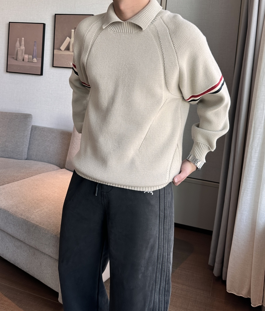 支持年后 TB 2025秋冬，渠道的精品狠货！！！今年最好看的休闲羊毛衣闭眼入！甄选新西兰进口羊毛混纺面